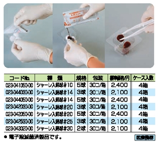 シャーレ入綿球（滅菌済） 詳細情報1